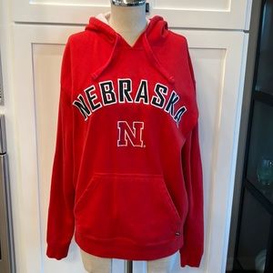 Nebraska Embroidered Hoodie SZ Medium